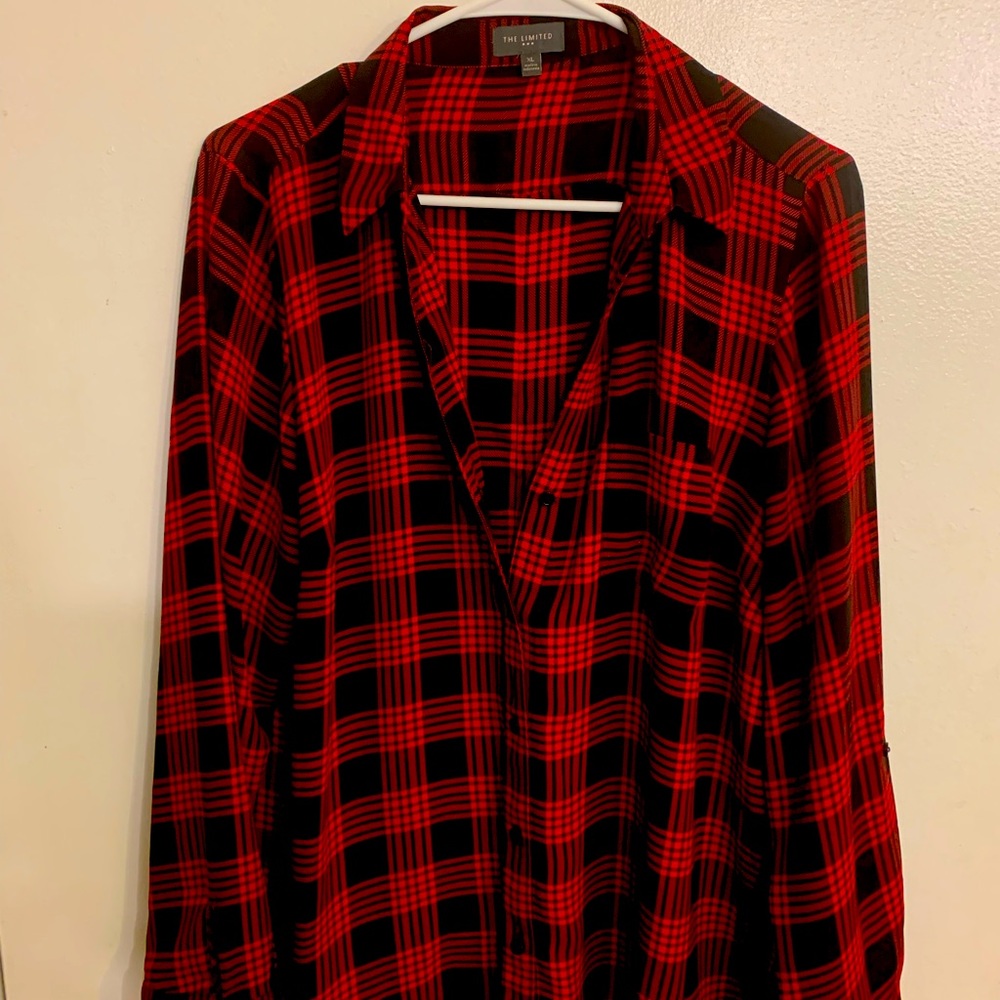 Long sleeve buffalo print shirt